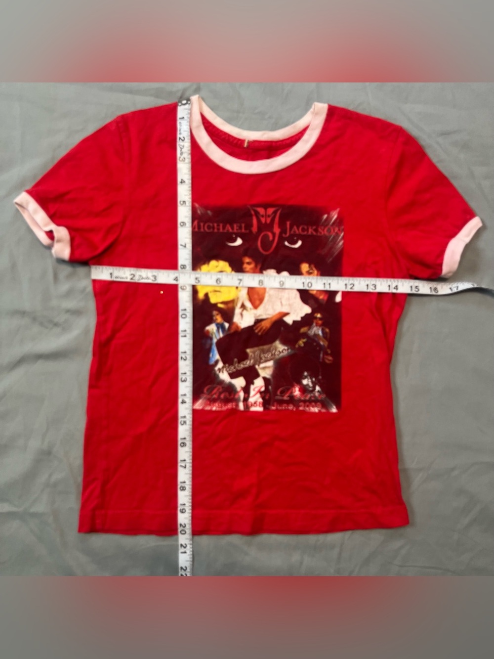 Red Graphic Ringer Tee - Picture 2 of 3